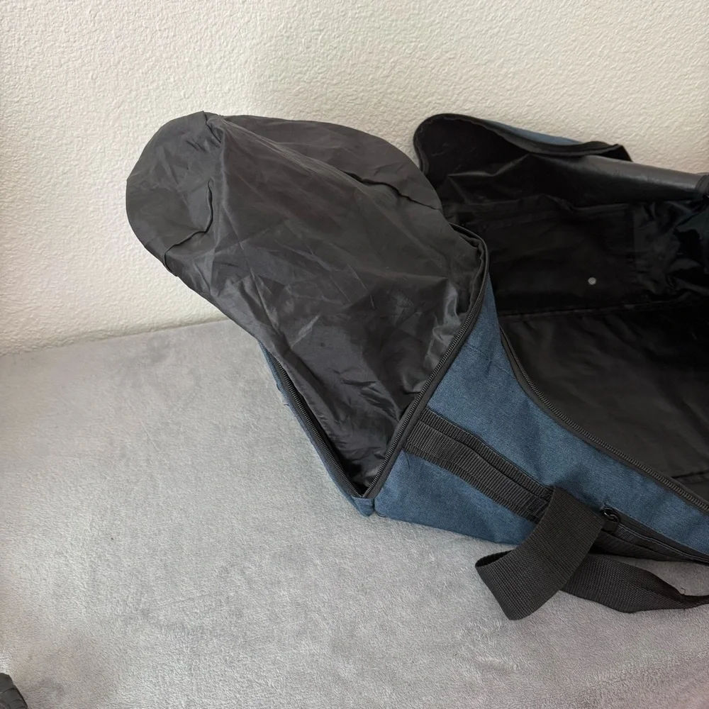 Puma Evercat Demand Duffel Bag-Navy Blue and Black